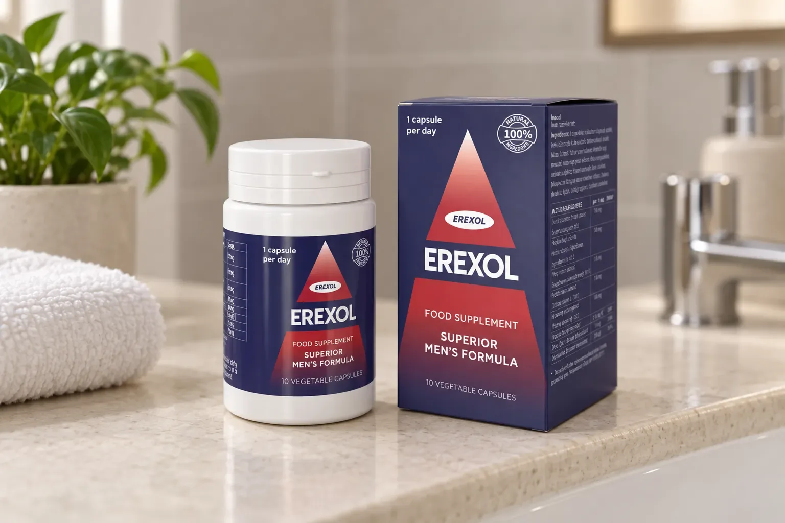 Erexol — le produit au quotidien