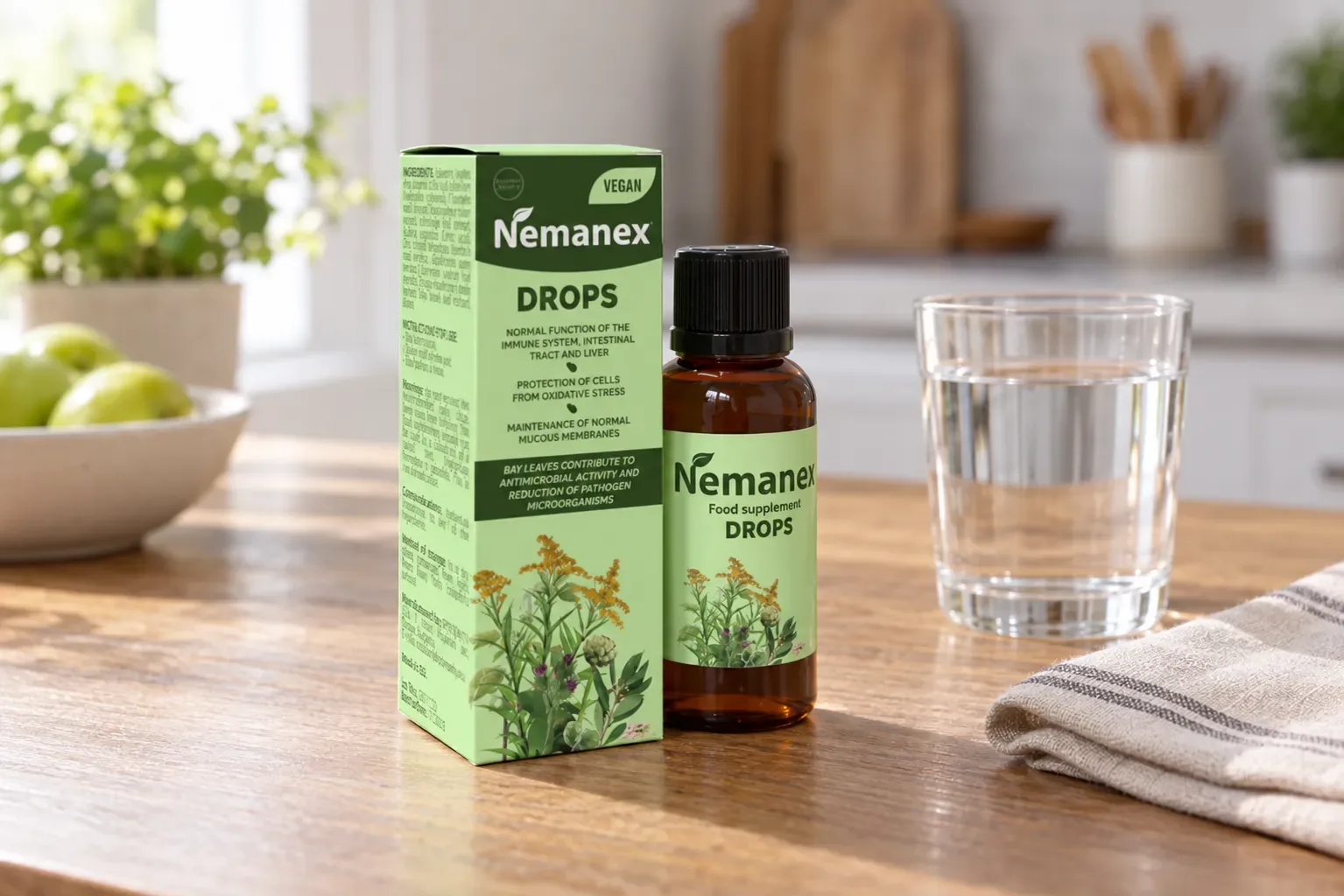 Nemanex Cystitis — le produit au quotidien