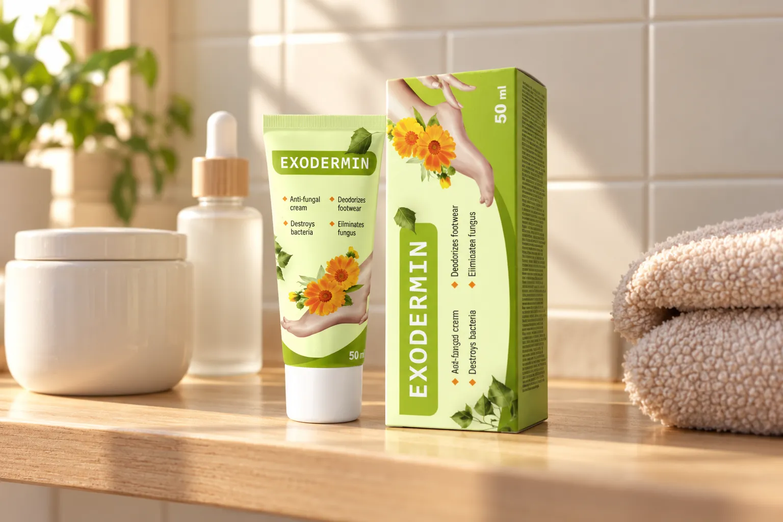 Exodermin — le produit au quotidien