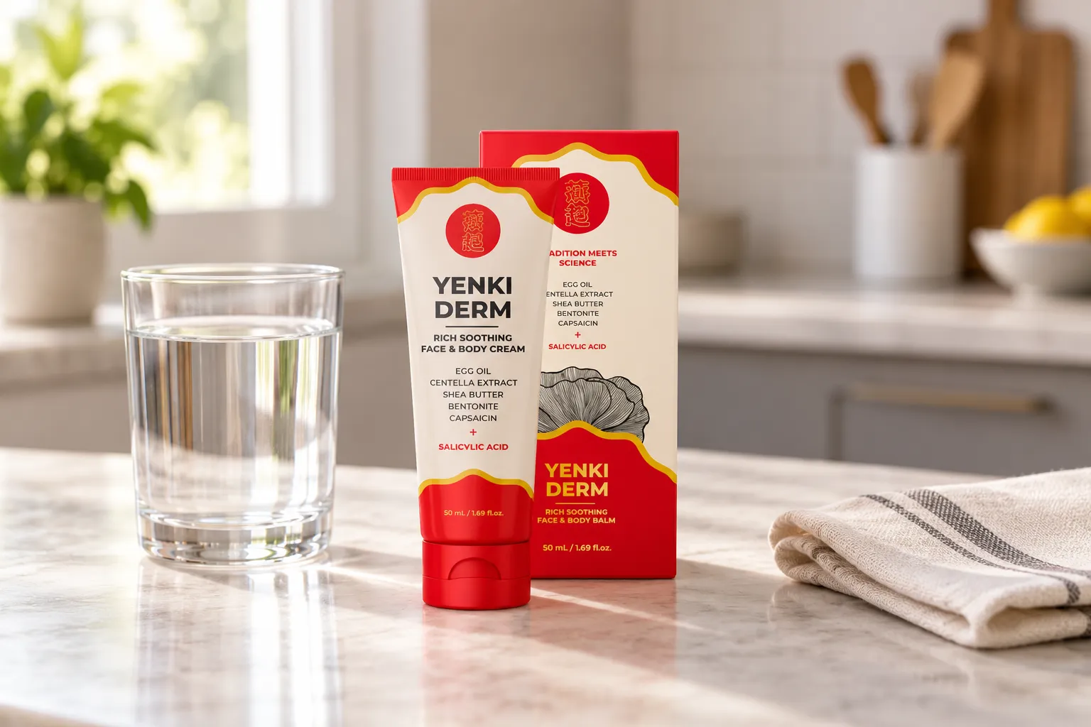 Yenki Derm — le produit au quotidien