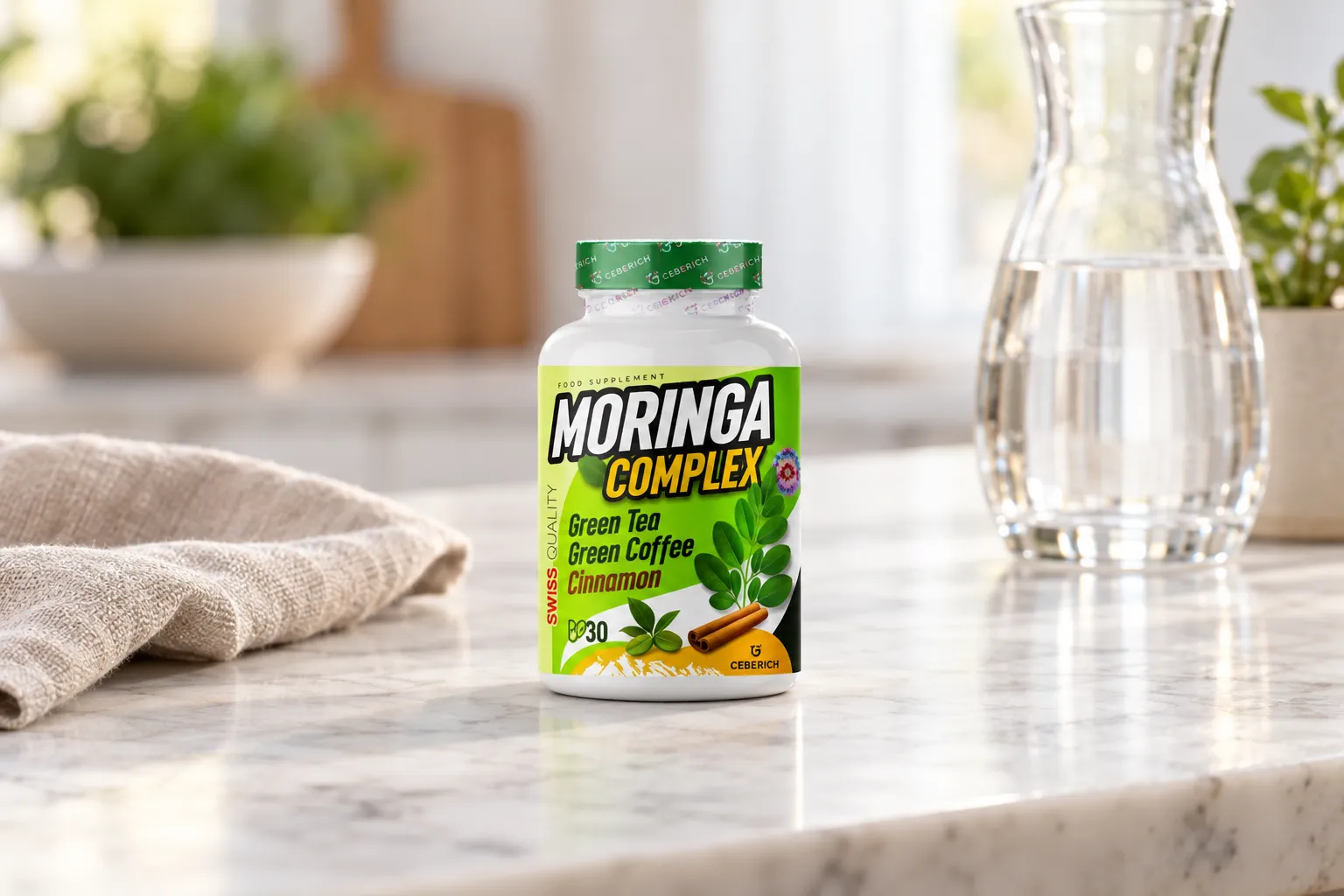 Moringa Complex — le produit au quotidien