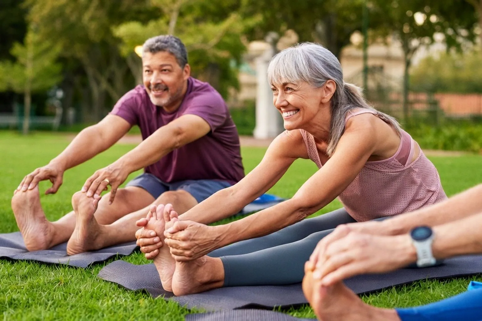 Renforcer ses jambes après 70 ans : 6 exercices efficaces sans barre sur le dos